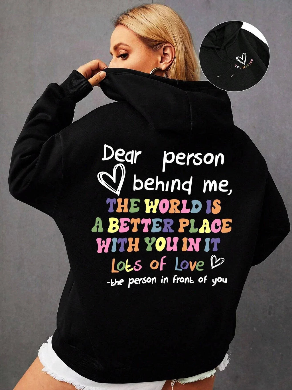 Dear Person Behind Me Hoodie