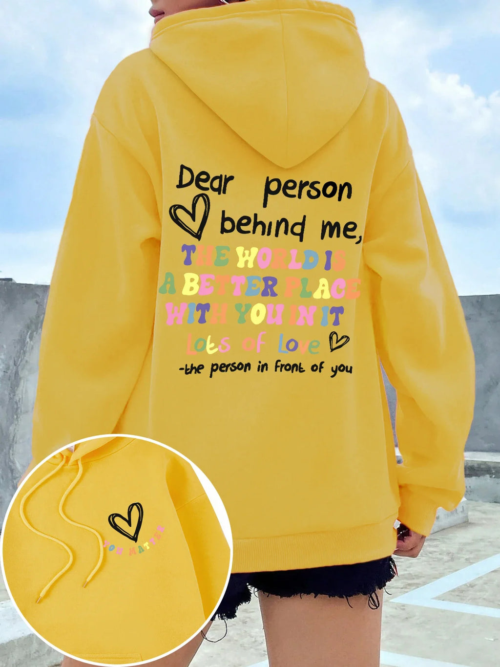 Dear Person Behind Me Hoodie