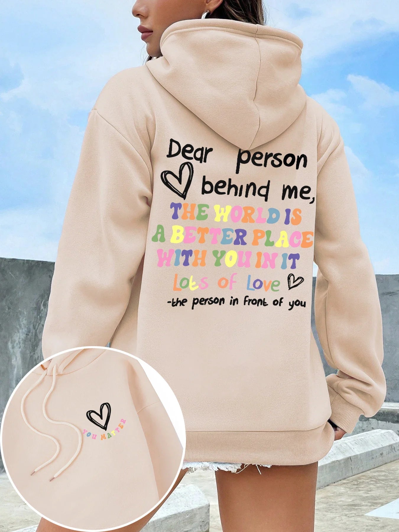 Dear Person Behind Me Hoodie