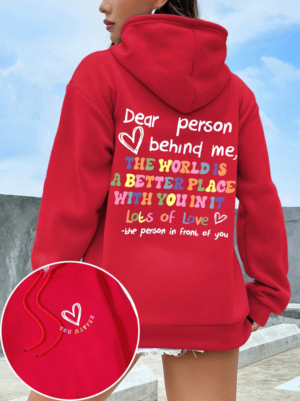 Dear Person Behind Me Hoodie