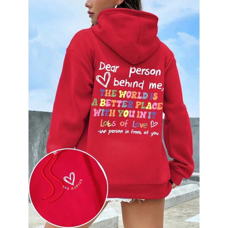 Dear Person Behind Me Hoodie