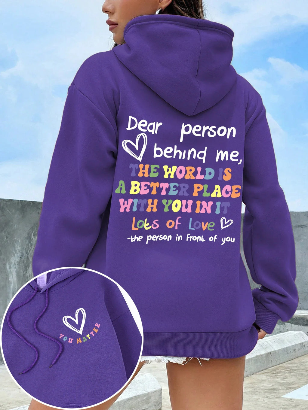 Dear Person Behind Me Hoodie